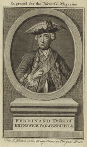 Ferdinand, Hertog van Brunswick Wolfenbuttle door English School