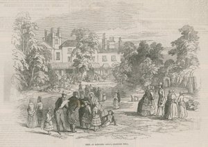 Feest in Bedford Lodge, Campden Hill, Londen door English School
