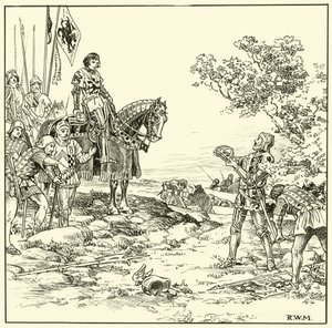 Het Vinden van de Kroon bij Bosworth door English School