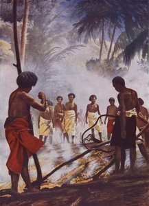 Vuurwandelen in Fiji door English School