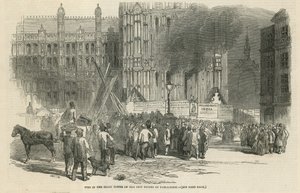Brand in de klokkentoren van de nieuwe Houses of Parliament