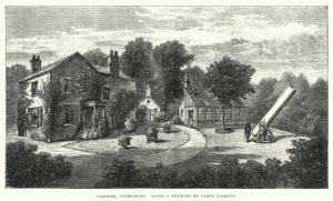 Bij de Haard, Patricroft (gravure) door English School