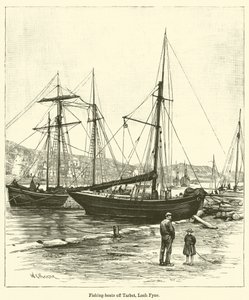 Vissersboten bij Tarbet, Loch Fyne door English School