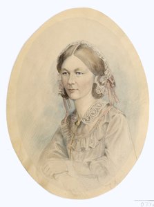 Florence Nightingale, naar een foto van Lenthall, 1956 door English School