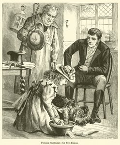 Florence Nightingale, haar Eerste Patiënt door English School