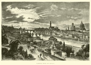 Florence, vanaf San Miniato door English School