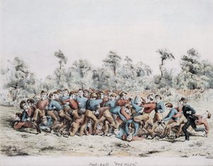 Voetbal, The Rosh, 1857 door English School