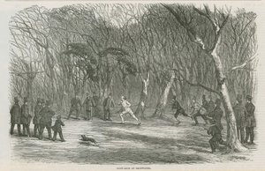 Voetwedstrijd in Bayswater, Londen door English School