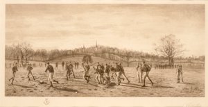 Voetbal op Harrow School, 1887