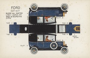 Ford Uitknippen (kleur litho)