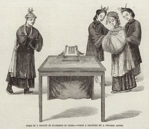 Vorm van een huwelijksverdrag in China