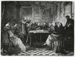 Oprichting van de Orde van de Jezuïeten in 1540, 1882 door English School