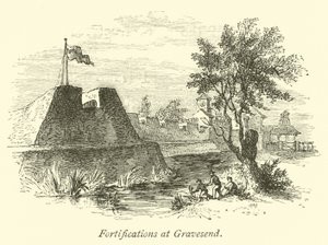 Fortificaties bij Gravesend door English School