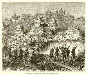 Fort Kinburn na het bombardement door English School