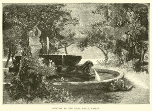 Fontein in de Villa Reale, Napels