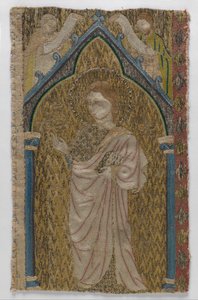 Fragment van een orphrey door English School