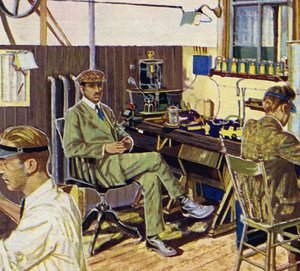 Fred Royce richtte een fabriek op om elektrische apparatuur te maken door English School