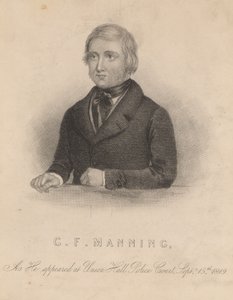 Frederick George Manning, die samen met zijn vrouw Marie Manning Patrick O