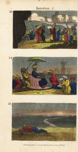 Frederick Horneman leest de Koran voor aan de Berbers van de Siwa-oase, een karavaan begroet de sultan van Fezzan en een reiziger achtergelaten in de woestijn door English School