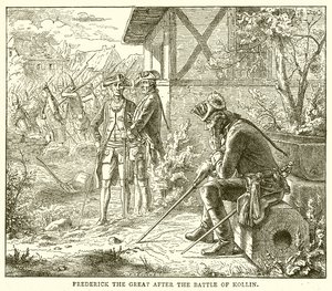 Frederik de Grote na de slag bij Kollin