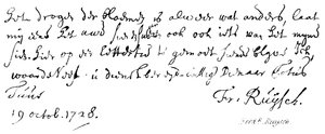 Fredk Ruysch door English School