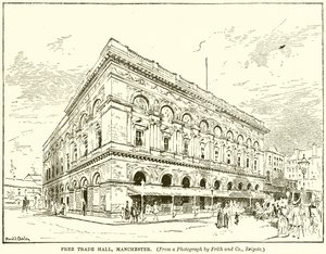 Free Trade Hall, Manchester door English School