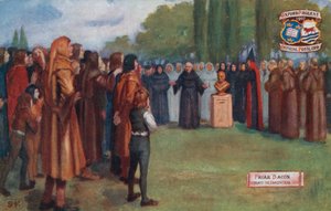 Broeder Bacon toont het Bronzen Hoofd, 1270