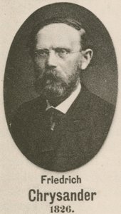 Friedrich Chrysander door English School