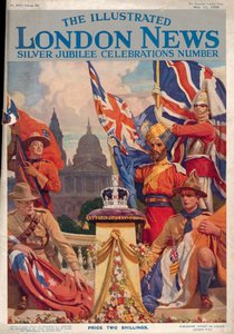 Voorpagina van The Illustrated London News Silver Jubilee Celebrations Number, 11 mei 1935