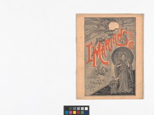 Voorkant van een groothandelscatalogus uitgegeven door I. Marians & Co. door English School