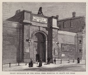 Vooringang van het Royal Free Hospital, Gray