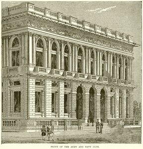 Voorkant van de Army and Navy Club