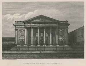 Voorkant van de Metropolitan Tabernacle door English School