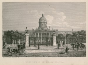 Vooraanzicht van Bethlehem Hospital door English School