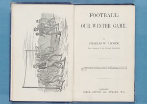Frontispice uit Voetbal: Ons Winterspel, door Charles W. Alcock, 1874 door English School
