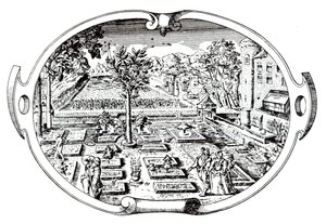 Frontispice, uit The Herball, door John Gerard (1545-1607), gepubliceerd 1597 door English School