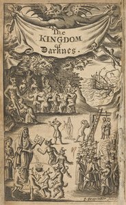 Frontispice van Nathaniel Crouch, Het Koninkrijk der Duisternis door English School