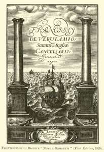 Frontispice van Bacons Novum Organum