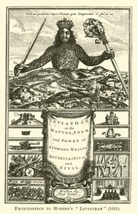Frontispice van Hobbess Leviathan, 1651