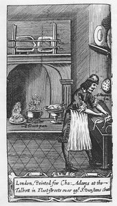 Frontispice van The French Cook door La Varenne, 1653 door English School