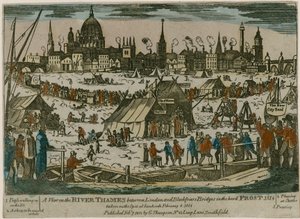 Frost Fair op de Theems, 1814