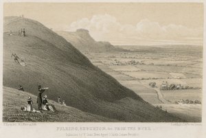 Fulking, Edburton, etc vanaf de Dyke door English School