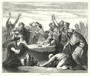 Begrafenis van Aäron (gravure)