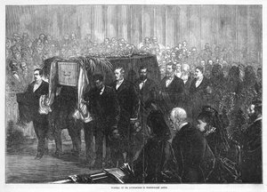 Begrafenis van Dr. Livingstone in Westminster Abbey