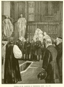 Begrafenis van Mr. Gladstone in Westminster Abbey