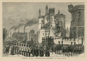 Begrafenis van Sir John Fox Burgoyne door English School