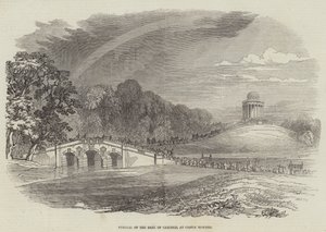 Begrafenis van de Graaf van Carlisle, bij Castle Howard