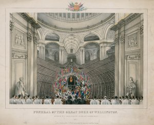 Begrafenis van de Grote Hertog van Wellington door English School