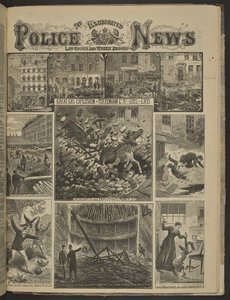 GROTE GASEXPLOSIE IN TOTTENHAM CT. VERLIES VAN LEVEN", Geïllustreerd Politienieuws