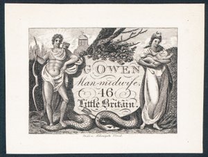 G Owen, vroedvrouw door English School